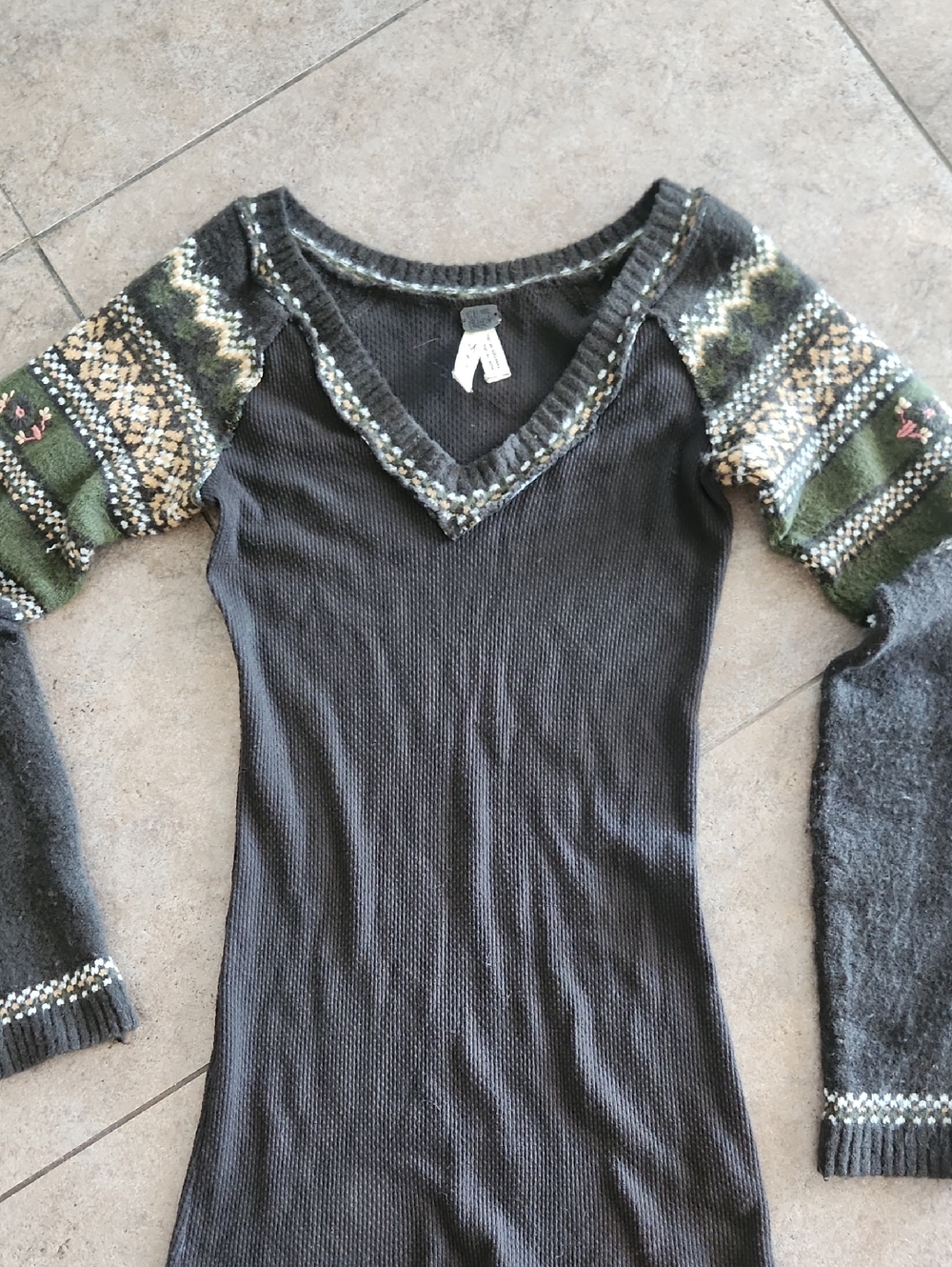 We The Free..Waffle Knit Top - Picture 2 of 9